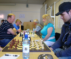 Top boards at the start of round 4 in the open