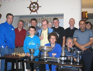 Halesowen players with 2011-12 trophy haul