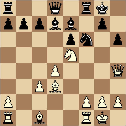 Position after black's 18th move